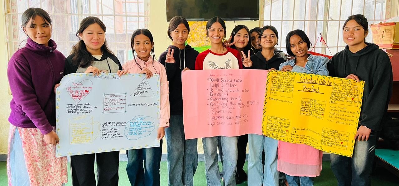 Girls Nepal leadership GlobalGirl IWD