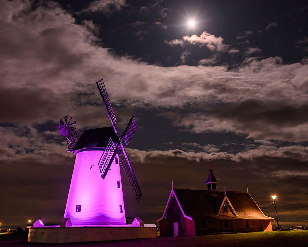 IWD LightUp Flyde Council Lytham Windmill