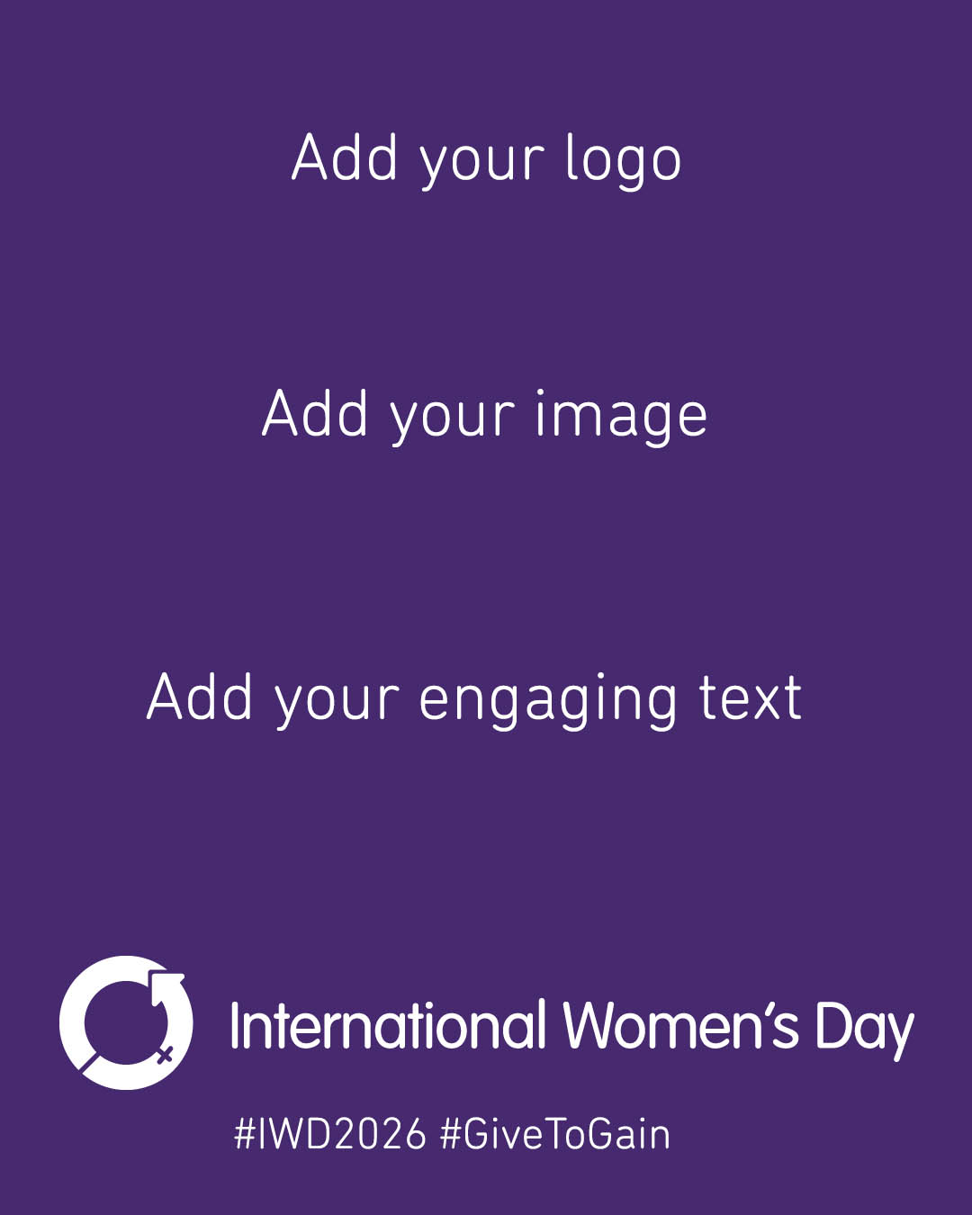 free IWD social media cards