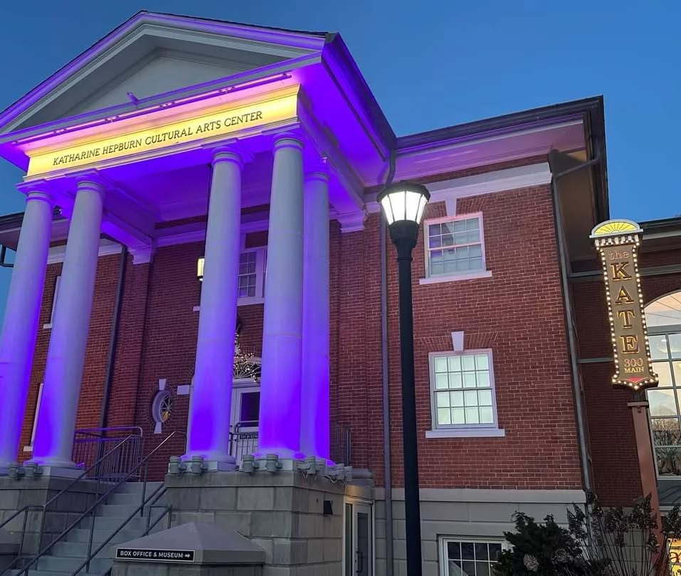 IWD Light UP - The Kate - Katharine Hepburn Cultural Arts Center