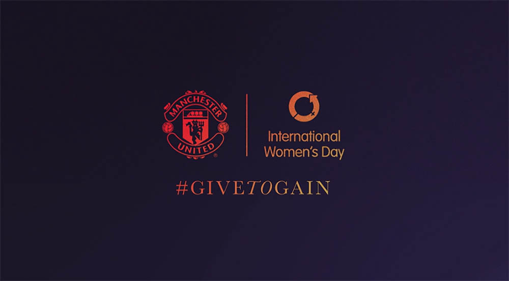 ManchesterUnited Women IWD #GiveToGain
