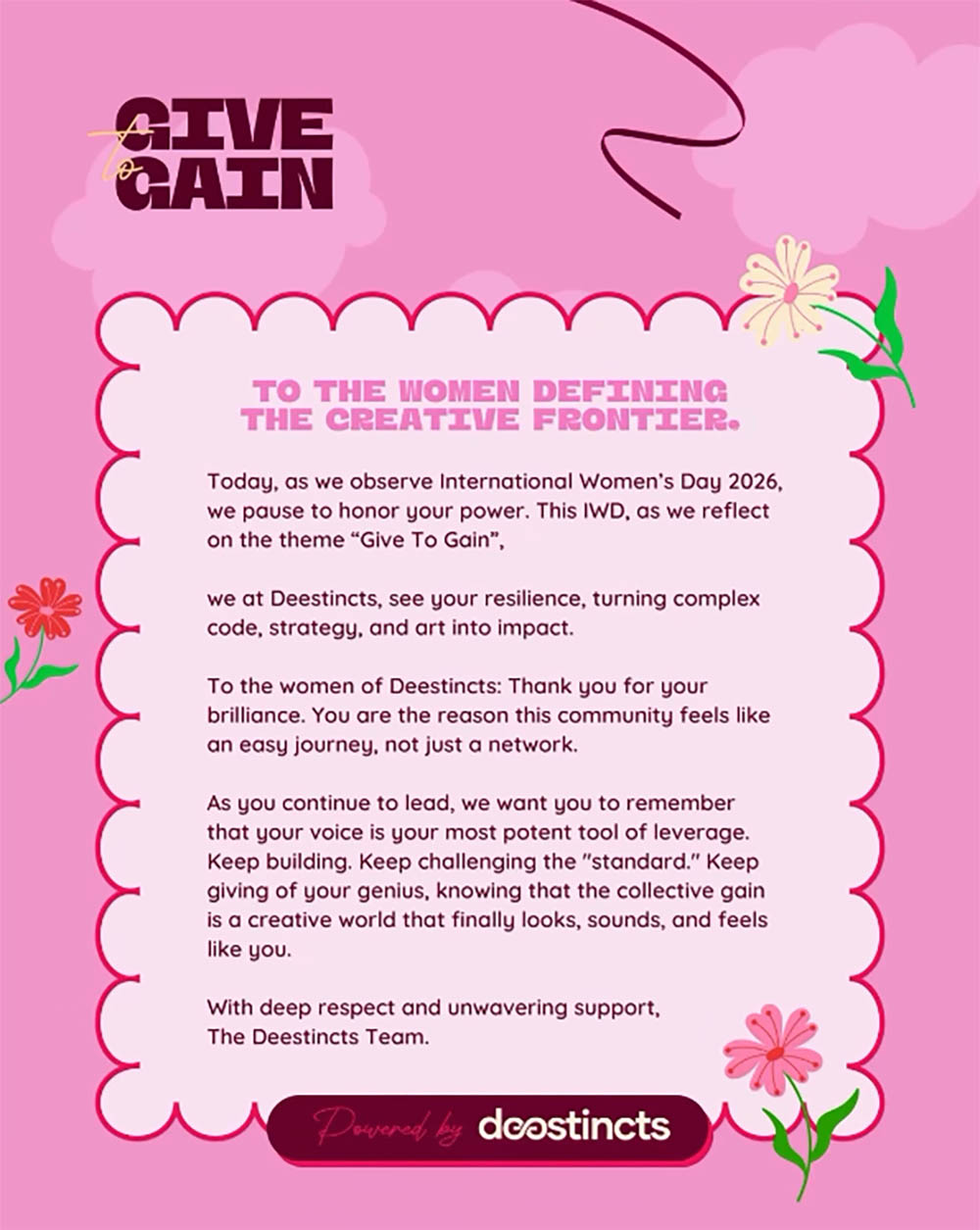deestincts lagos nigeria iwd givetogain