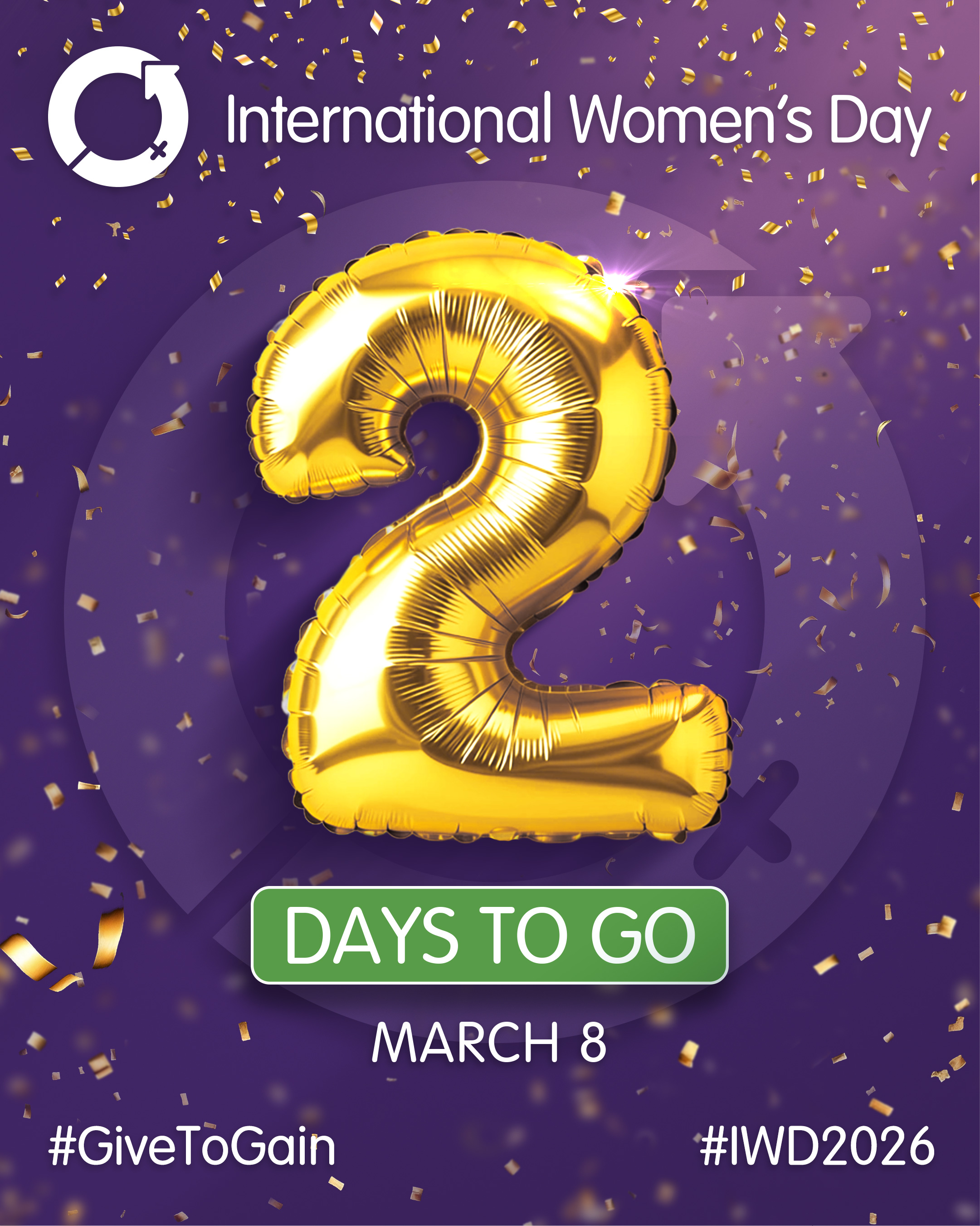 IWD Countdown: 2 days to go