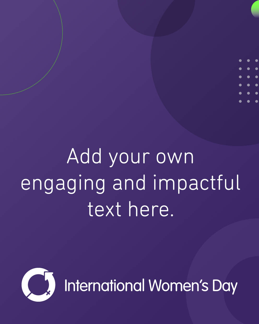 IWD Social Media Cards - Add text